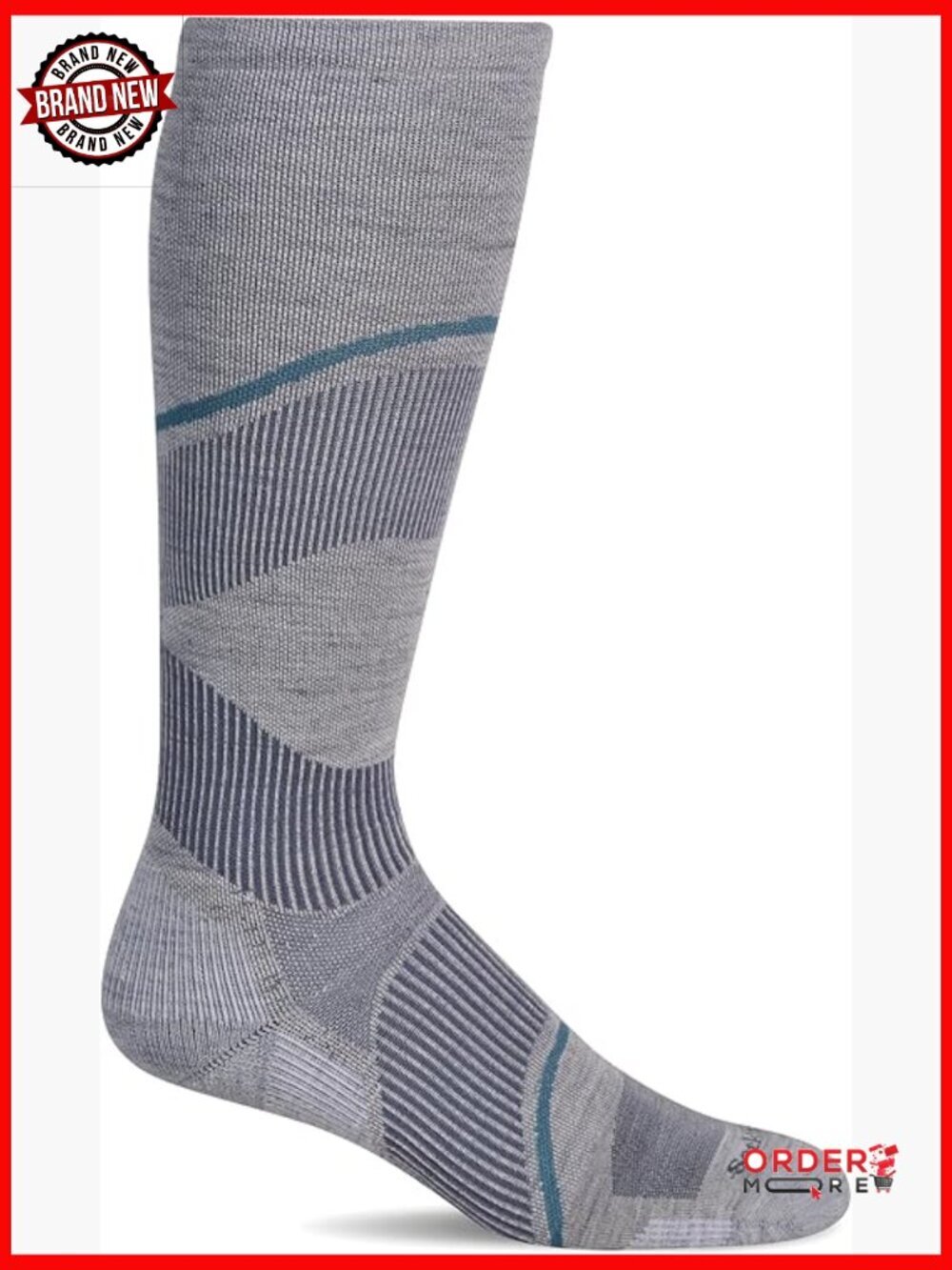 Knee High Firm Graduated Compression Socks Merino Wool Blend